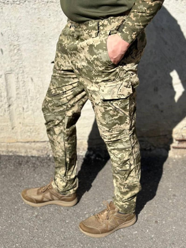 Штани тактичні піксель "Агрессор" Rip-Stop демісезон