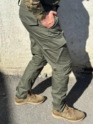 Штани тактичні хакі "Агрессор" Rip-Stop демісезон