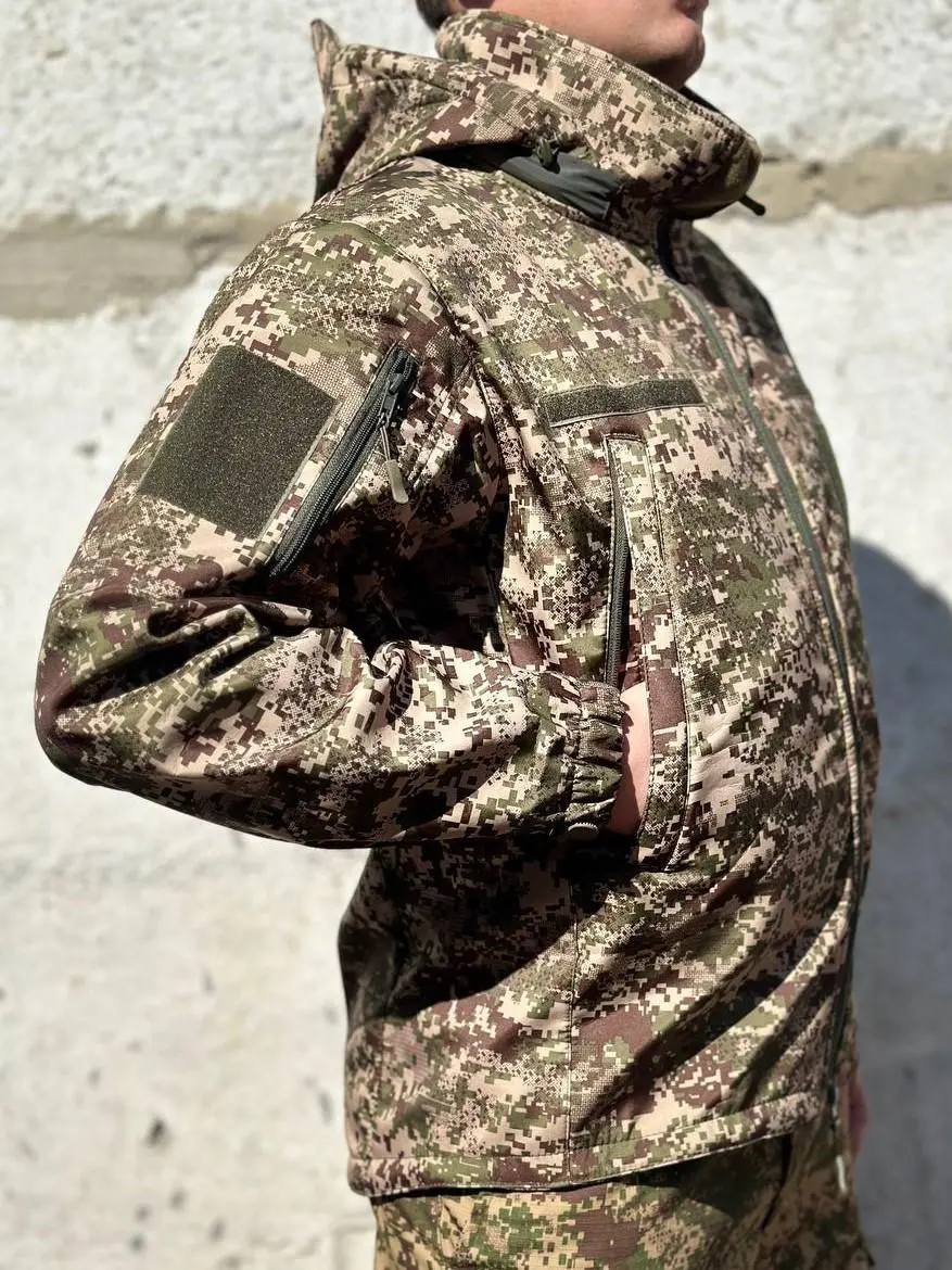 Куртка тактична Soft-Shell НГУ "Хижак" демісезон зі знімним капюшоном