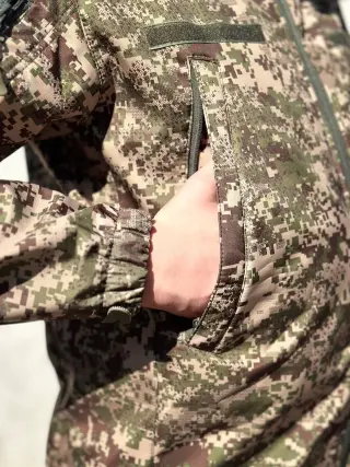 Куртка тактична Soft-Shell НГУ "Хижак" демісезон зі знімним капюшоном