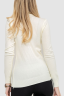 Гольф жіночий однотонний, колір кремовий, 244RA01 - Фото 4