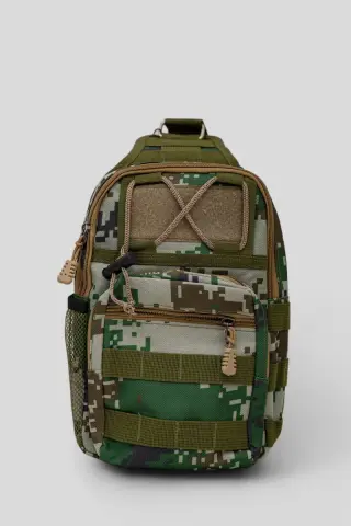 Сумка слінг чоловіча, колір хакі, 244RA-926