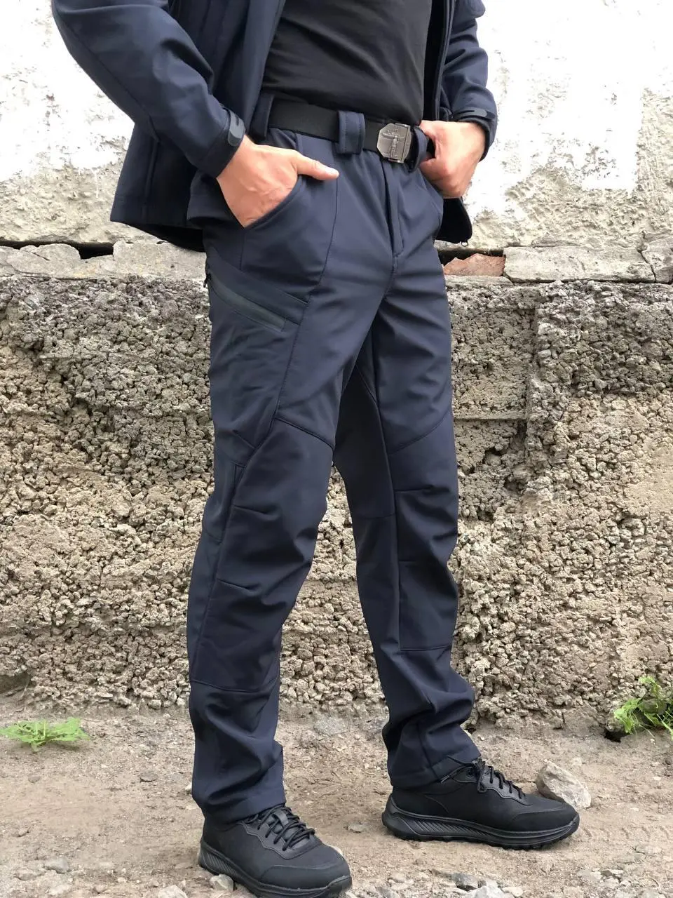 Штани тактичні сині Soft-Shell ДСНС демісезон