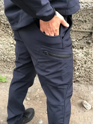 Штани тактичні сині Soft-Shell ДСНС демісезон