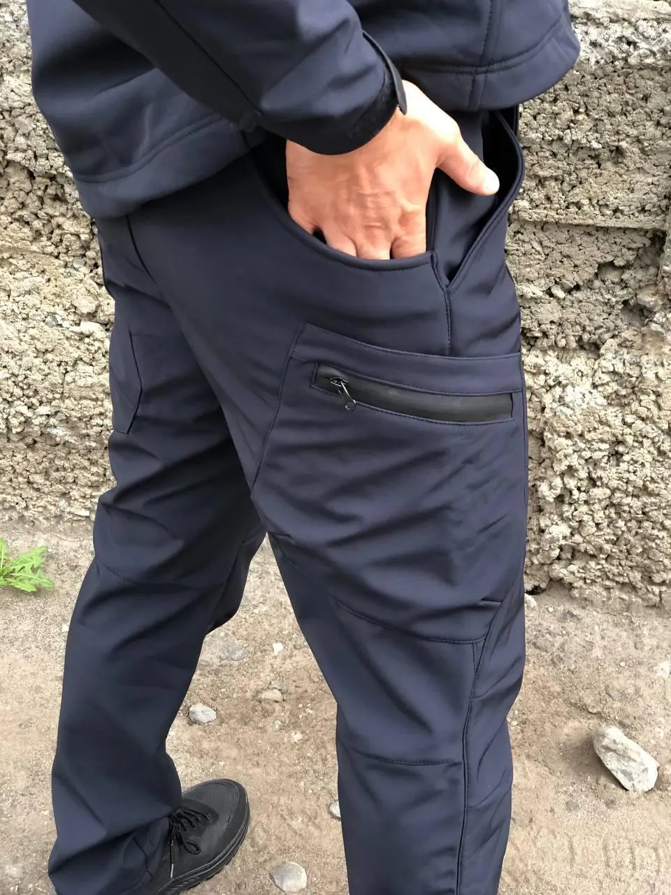 Штани тактичні сині Soft-Shell ДСНС демісезон