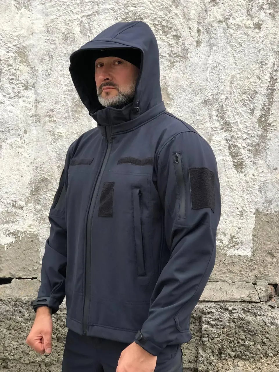 Куртка тактична синя Soft-Shell ДСНС демісезон