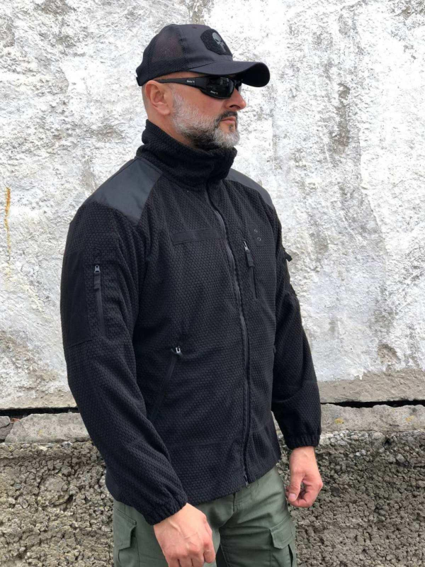 Кофта Tactical 4.5.0 флісова соти/кубик чорна