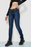 Джинси жіночі з потертостями, колір синій, 244R5963 - Фото 3