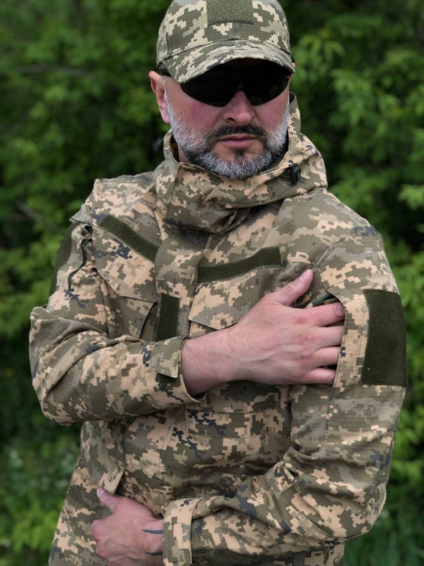 Парка тактична піксель ріпстоп літня