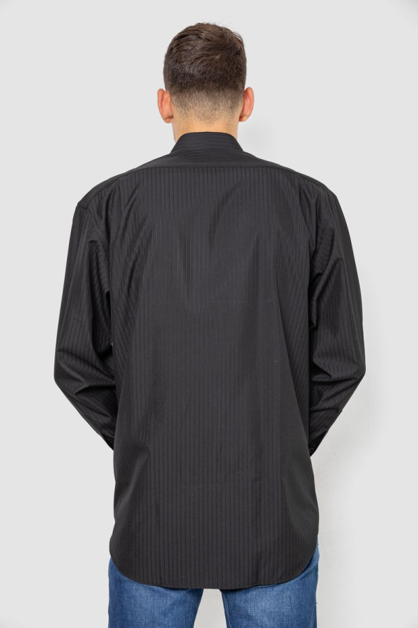 Сорочка чоловіча класична, колір чорний, 244R330