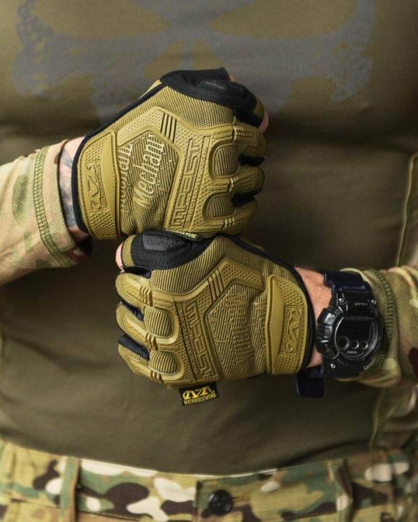 Рукавички тактичні безпалі Mechanix M-Pact Gloves Khaki