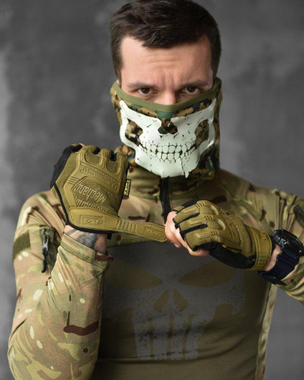 Рукавички тактичні безпалі Mechanix M-Pact Gloves Khaki