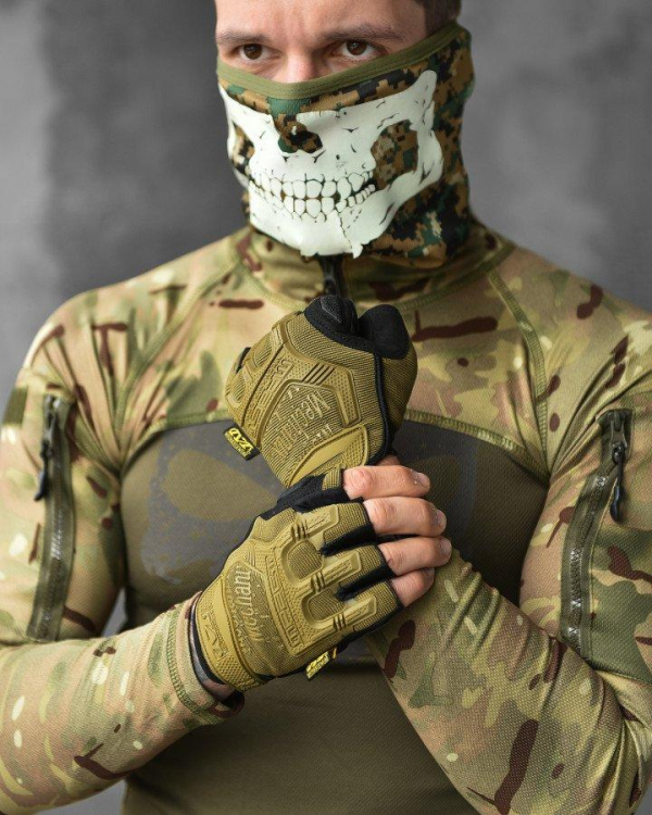 Рукавички тактичні безпалі Mechanix M-Pact Gloves Khaki
