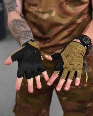 Рукавички тактичні безпалі Mechanix M-Pact Gloves Coyote