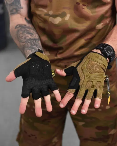 Рукавички тактичні безпалі Mechanix M-Pact Gloves Coyote