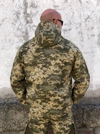 Тактична військова куртка Анорак піксель
