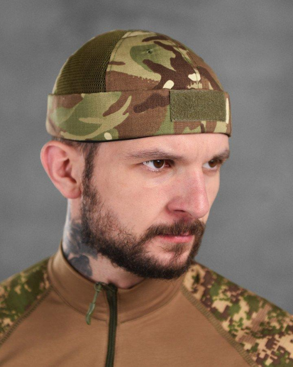 Феска підшоломник тактичний мультикам з сіткою