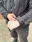 Тактична флісова кофта чорна з плащівкою поліція - Photo 8