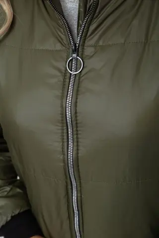 Куртка жіноча демісезонна, колір хакі, 244R1505