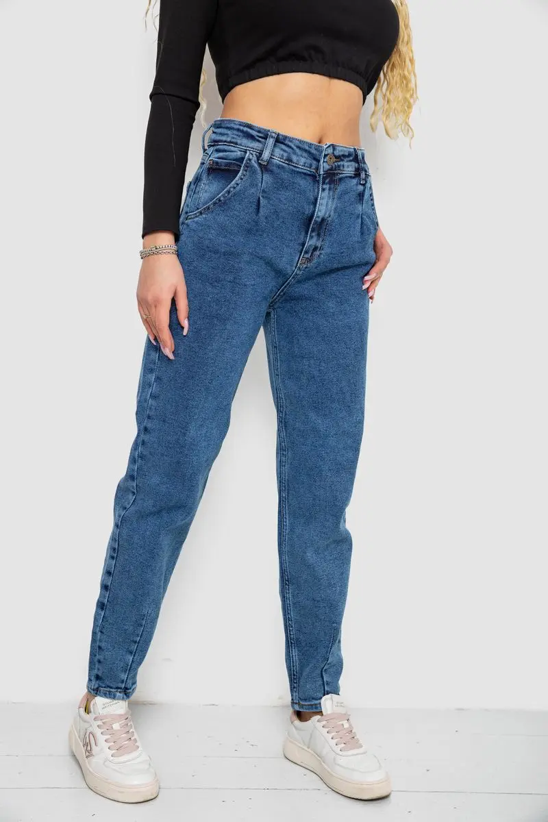 Джинси жіночі, колір синій, 244R1404