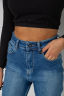 Джинси жіночі Mom-fit стрейч, колір синій, 244R1136 - Фото 5