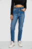 Джинси жіночі Mom-fit стрейч, колір синій, 244R1136 - Фото 1