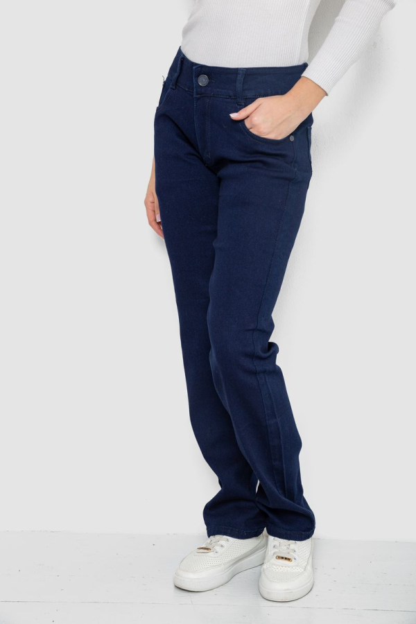 Джинси жіночі Slim Fit, колір темно-синій, 244R1052