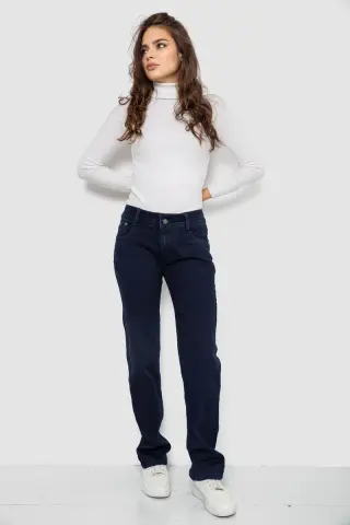 Джинси жіночі Slim Fit, колір темно-синій, 244R1049