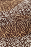 Шарф жіночий з принтом, колір бежево-коричневий, 244R011-1 - Фото 4