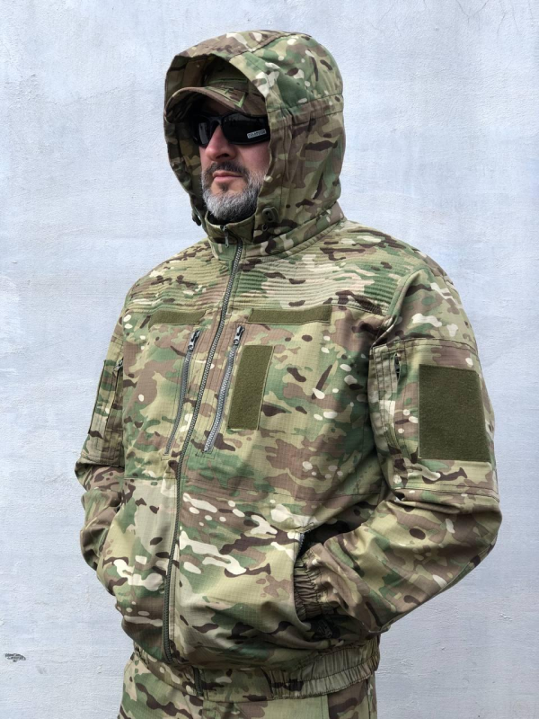 Куртка бомбер мультикам ріпстоп "Кайман"