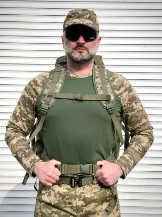 Рюкзак тактичний піксель 65л