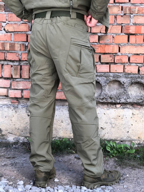 Штани тактичні Soft Shell хакі ESDY