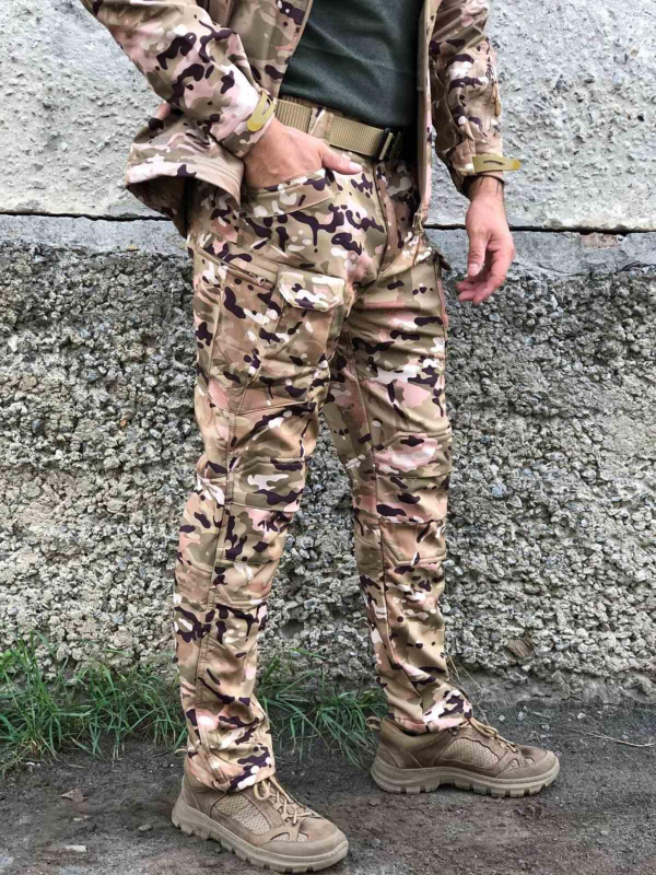 Штани тактичні Soft Shell мультикам ESDY