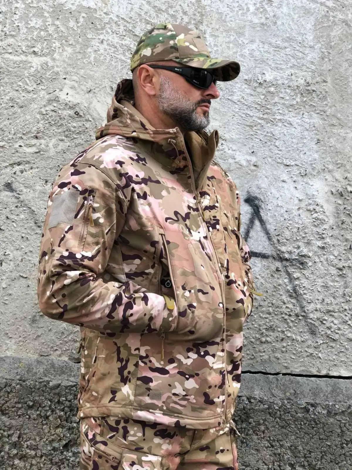 Куртка тактична Soft Shell мультикам ESDY