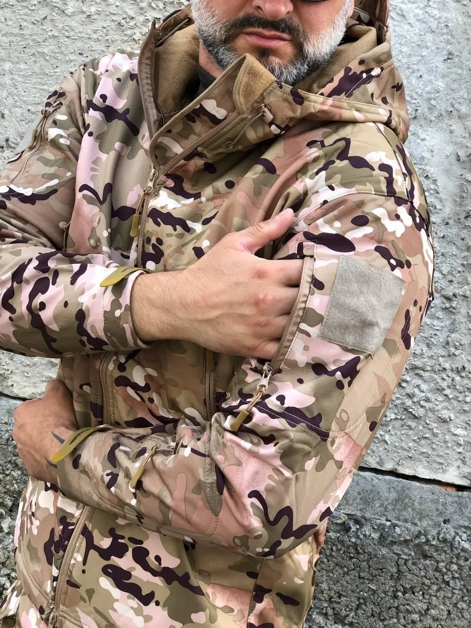 Куртка тактична Soft Shell мультикам ESDY