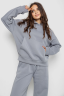 Спортивний костюм жіночий на флісі, колір сірий, 241R2001-2 - Photo 2