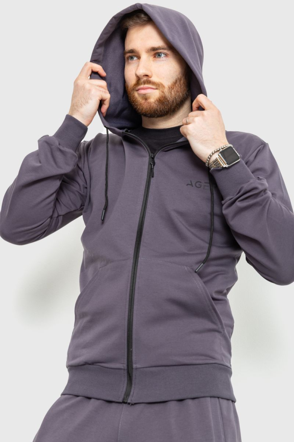 Спорт костюм чоловічий демісезонний, колір сірий, 241R175