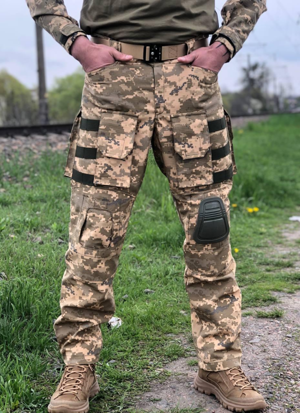 Штани тактичні з системою Моллі піксель ріпстоп