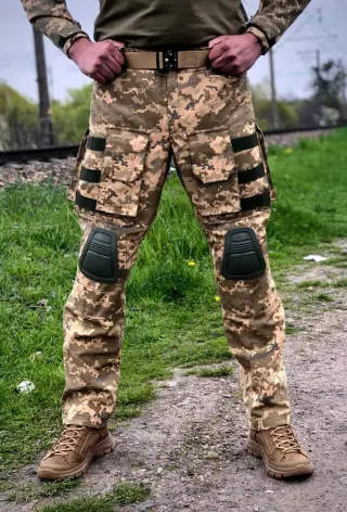 Штани тактичні з системою Моллі піксель ріпстоп