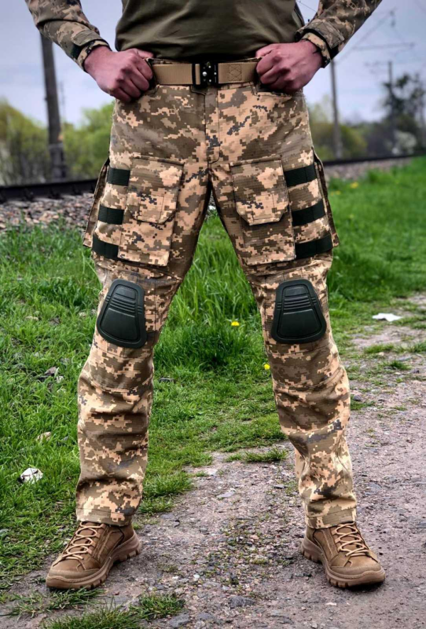 Штани тактичні з системою Моллі піксель ріпстоп