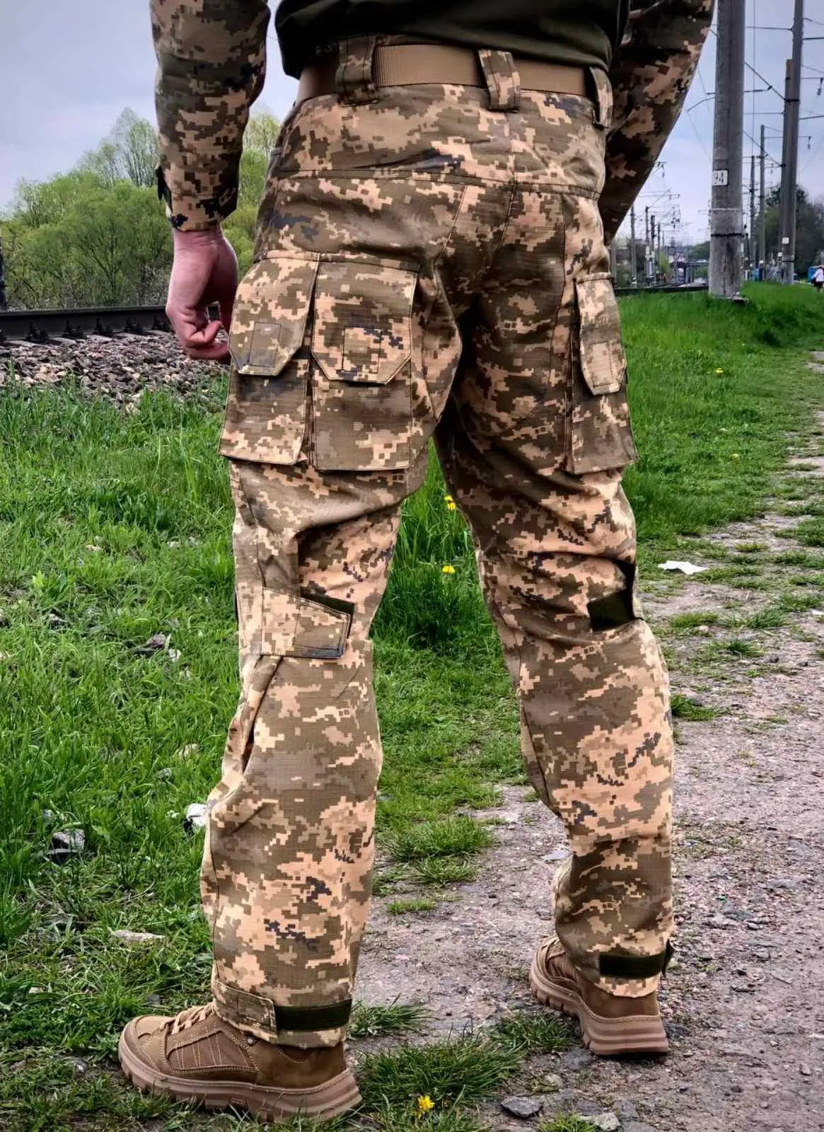 Штани тактичні з системою Моллі піксель ріпстоп