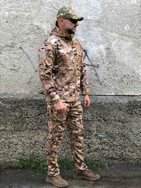 Костюм тактичний мультикам Soft Shell демісезон