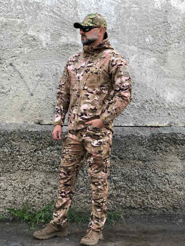 Костюм тактичний мультикам Soft Shell демісезон