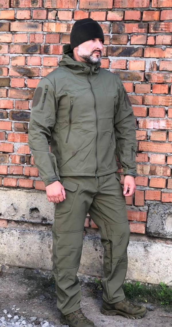 Костюм тактичний хакі Soft Shell демісезон