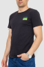 Футболка чоловіча патріотична, колір чорний, 226R040 - Фото 3