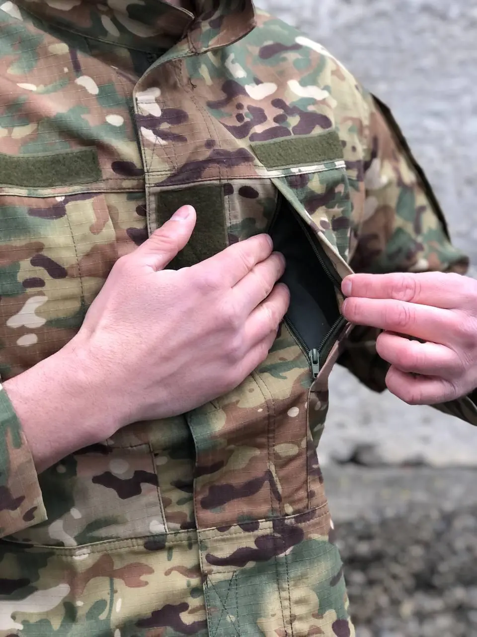 Форма тактична мультикам ріпстоп з наколінниками