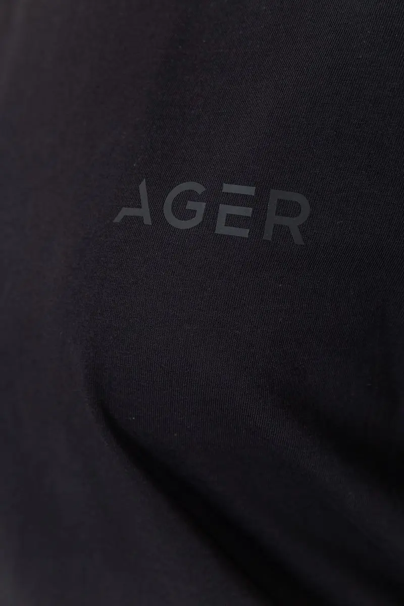 Футболка жіноча Ager, колір чорний, 223R021
