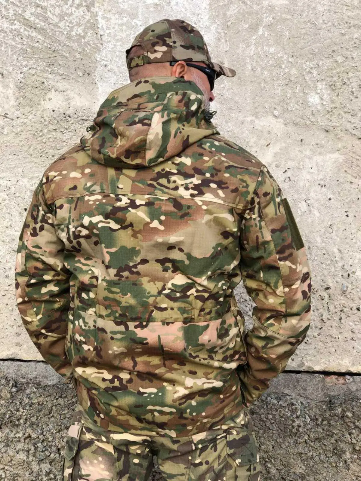 Парка тактична мультикам ріпстоп весняна