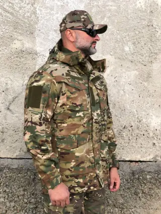 Парка тактична мультикам ріпстоп весняна