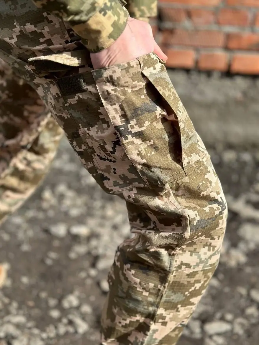 Штани тактичні піксель ріпстоп демісезон